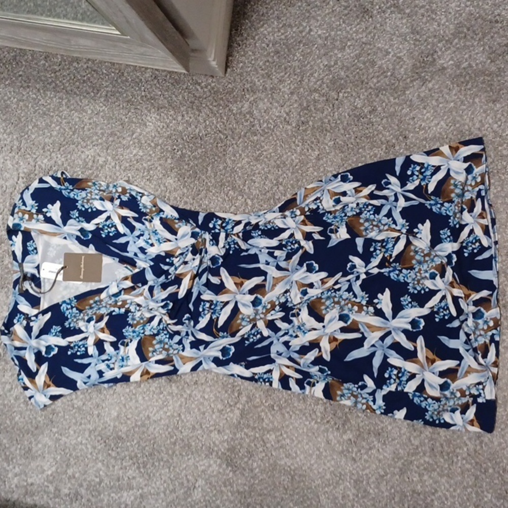Casual summer dress in blue